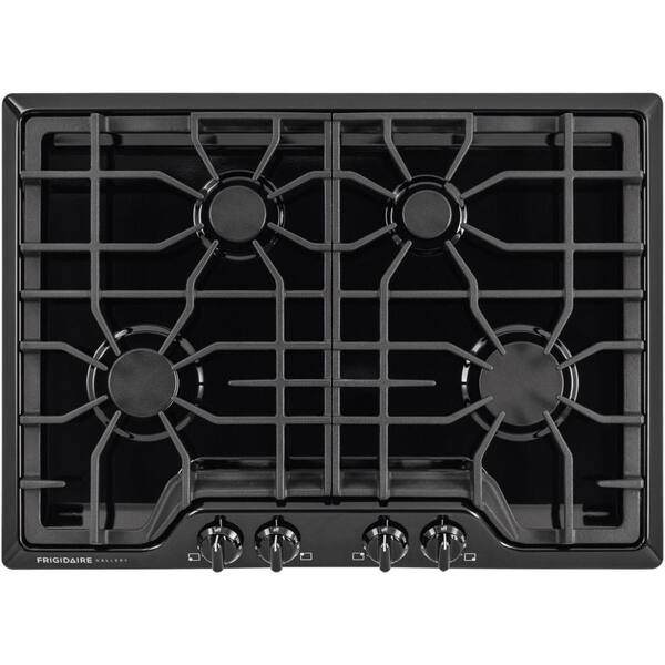 FRIGIDAIRE 30 in. Gas Cooktop in Black with 4 Burners