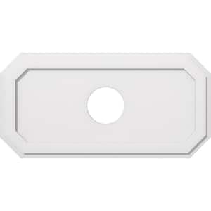 34 in. W x 17 in. H x 6 in. ID x 1 in. P Emerald Architectural Grade PVC Contemporary Ceiling Medallion