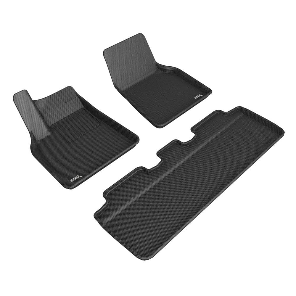 3D MAXpider Kagu Series Custom Fit Floor Mat Liner Set for 2021 Tesla Model  Y L1TL02701509 The Home Depot
