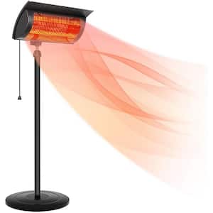 1500W Patio Heater, Outdoor Patio Heater, Electric Heater, Infrared Heater for Patios and Balconies, Camping, Tailgating