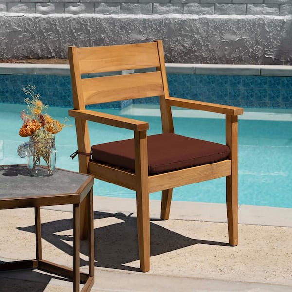 Honeycomb Outdoor Universal Seat Cushion 2 Pack Sunbrella Xena Brick