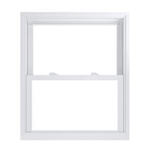 31.75 in. x 37.25 in. 70 Pro Series Low-E Argon Glass Double Hung White Vinyl Replacement Window, Screen Incl