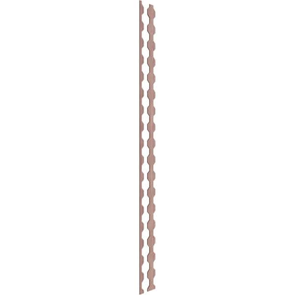 Pontiac 94 in. H x 0.25 in. W Slatwall Panels in Walnut 17-Pack