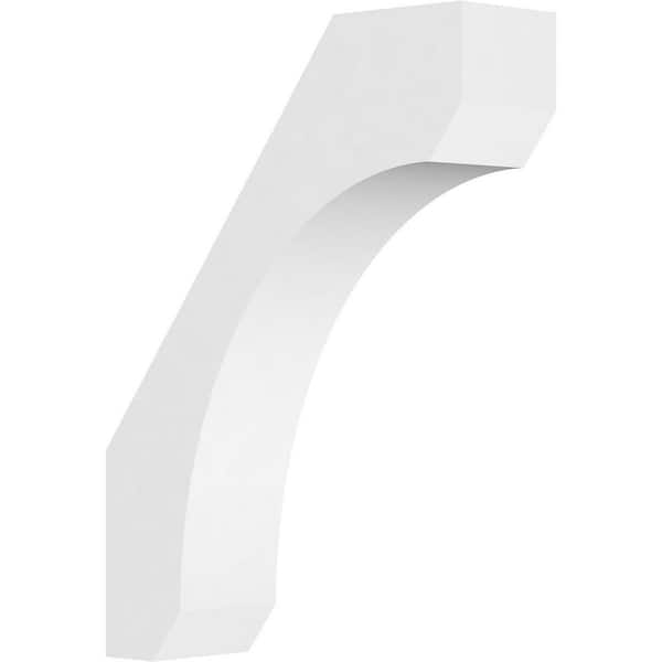 Ekena Millwork 3"W x 12"D x 16"H Standard Legacy Architectural Grade PVC Knee Brace
