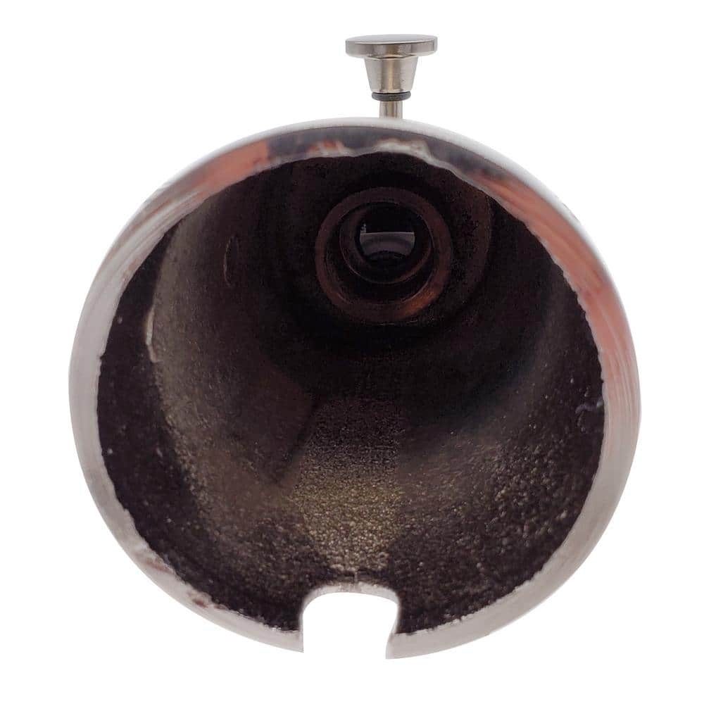 Satin Nickel Wall Mounted Tub Spout with Diverter