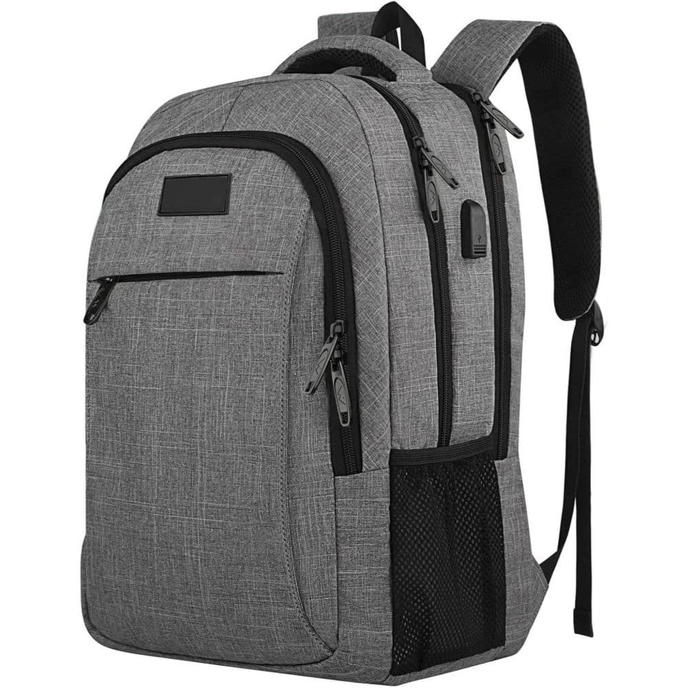 Travel Laptop Backpack Business Anti-Theft Slim Sturdy Design with USB Charging Port Water Resistant Grey price history on PriceWatchPro
