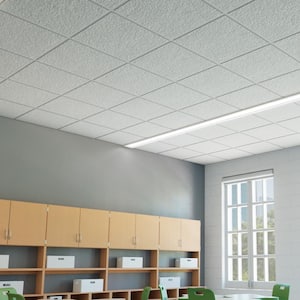 2 ft. x 2 ft. Frost White Shadowline Bevel Lay-In Ceiling Tile, pallet of 224 (896 sq. ft.)