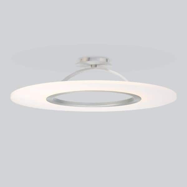Elektron 28" Brushed Aluminum LED Versatile Flush Mount