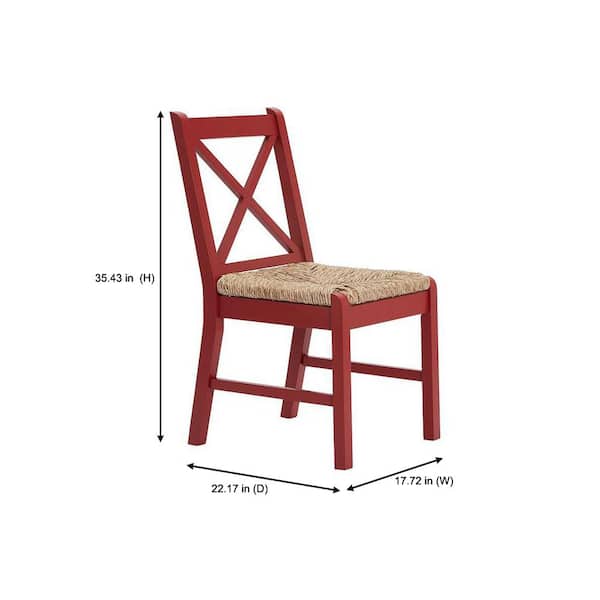 Home Decorators Collection Dorsey Mason Red Wood Dining