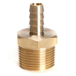 3/8 in. x 3/4 in. MIP Lead Free Brass Adapter Fitting (5-Pack)