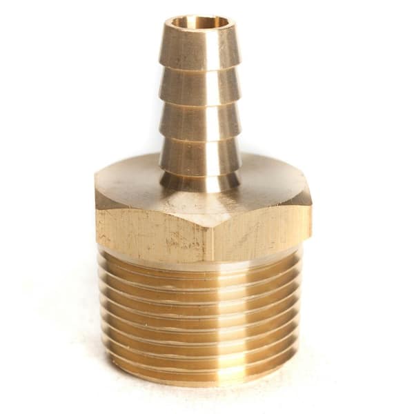 LTWFITTING 3/8 in. x 3/4 in. MIP Lead Free Brass Adapter Fitting (5-Pack)