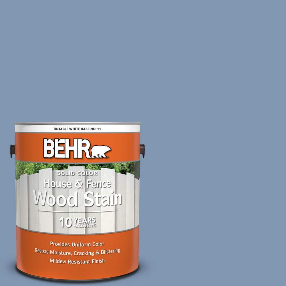1 gal. #S530-4 Jet Set Solid Color House and Fence Exterior Wood Stain