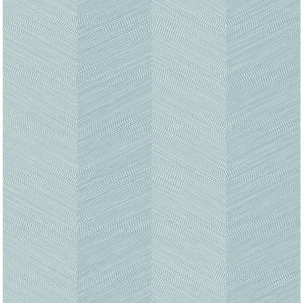 STACY GARCIA HOME Blue Bell Chevy Hemp Vinyl Peel and Stick Wallpaper Roll (Covers 30.75 sq. ft.)