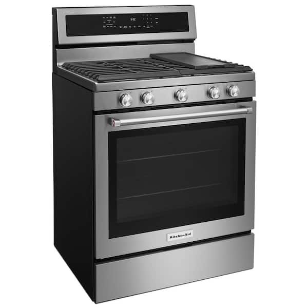 Home depot deals kitchenaid gas range