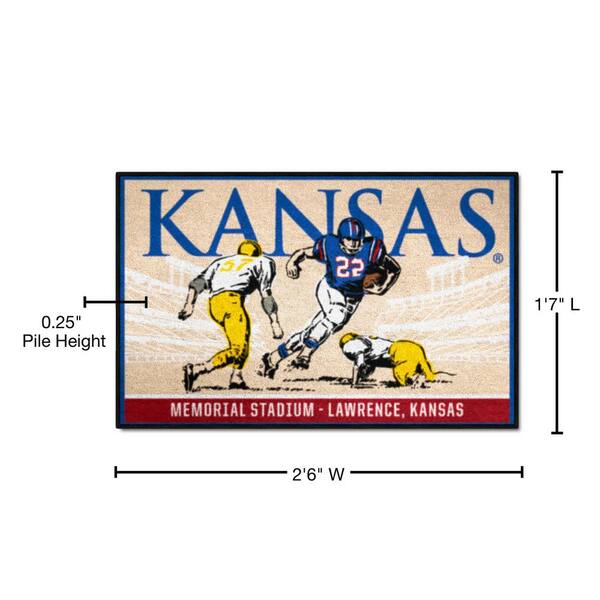 FANMATS Kansas State Wildcats Ticket Stub Tan 1.5 ft. x 2.5 ft