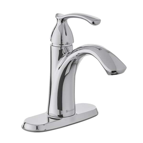 Glacier Bay Edgewood Single-Handle Single Hole High-Arc Bathroom Faucet in Polished Chrome