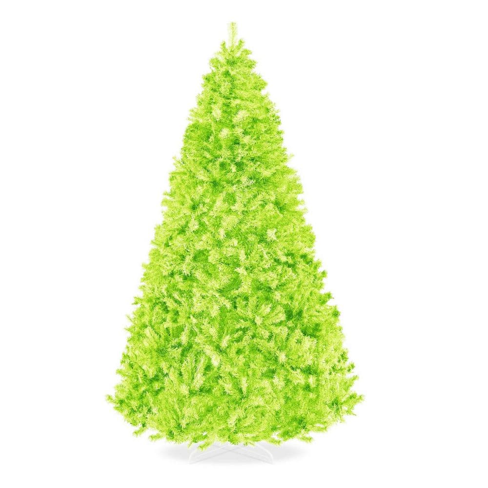6 ft. Lime Green Artificial Christmas Pine Tree L0FSPNDS4Y - The