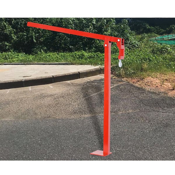 36 in. Red Steel T Post Puller Fence Post Puller for Round Fence Posts