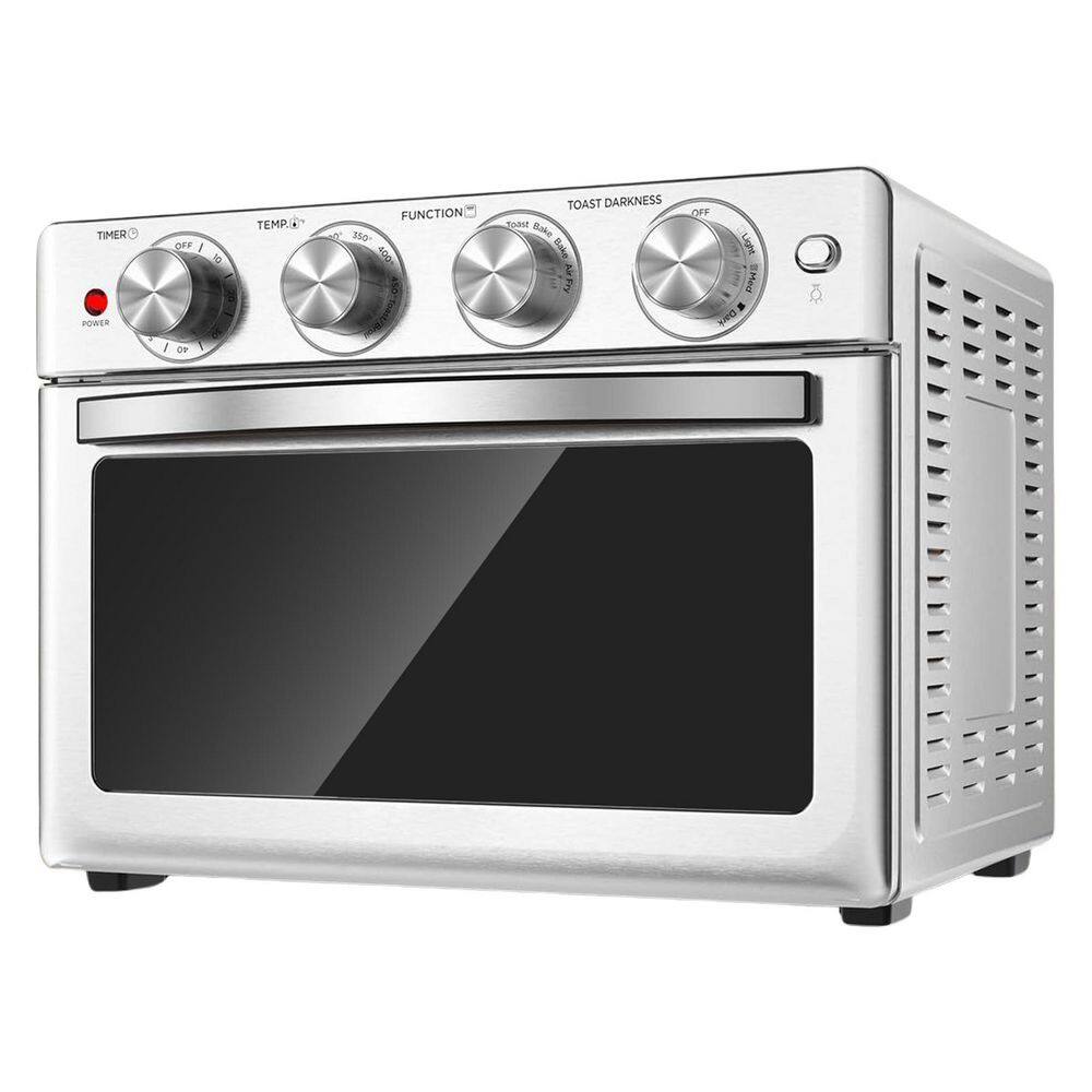 26 Qt. Stainless Steel Air Fryer Oven with Bake, Roast, Pizza, 6 Slice Toast, Easy to Use & Clean, 3 Rack Levels Silver price history on PriceWatchPro