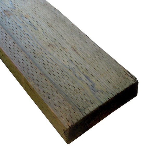 Unbranded 1 in. x 4 in. x 8 ft. Pressure-Treated Board