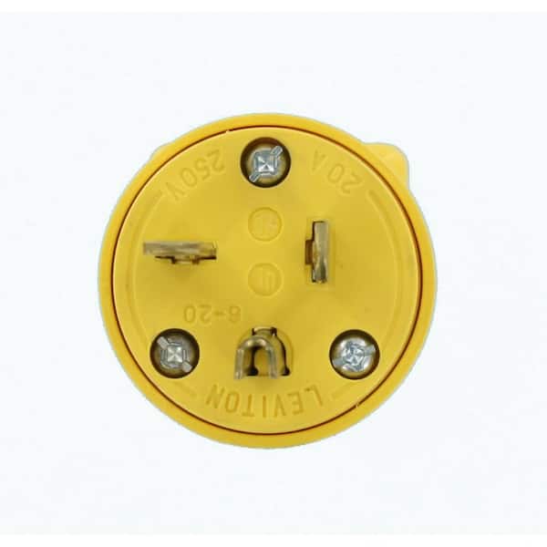 Leviton 27W48-B Industrial Grade Wetguard Connector 20 Amp, 250 Volt