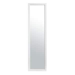 12 in. W x 55 in. H Rectangular Wood Framed Wall Mount Modern Decorative Bathroom Vanity Mirror