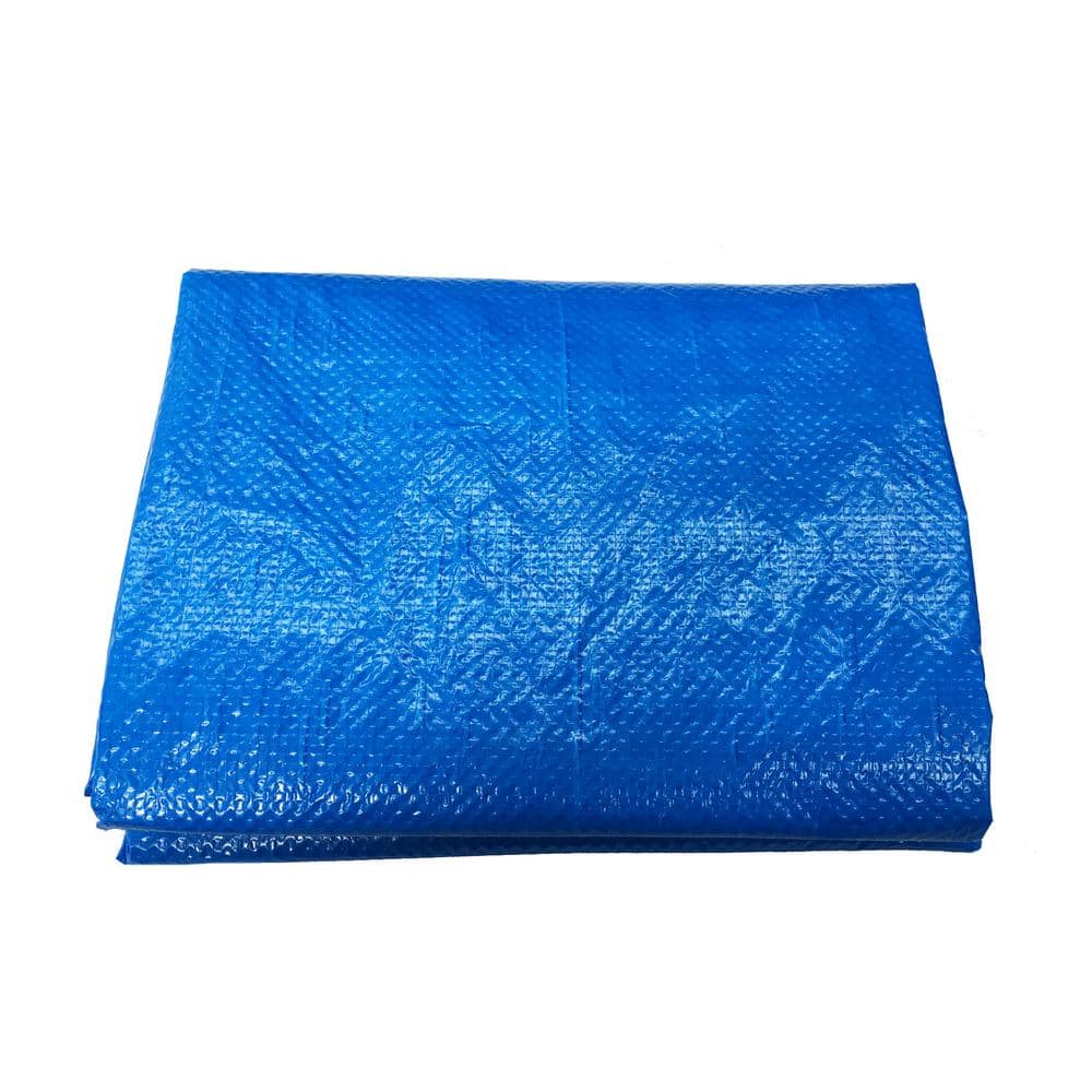 Everbilt 8 ft. x 10 ft. Blue General Purpose Tarp 1001457331