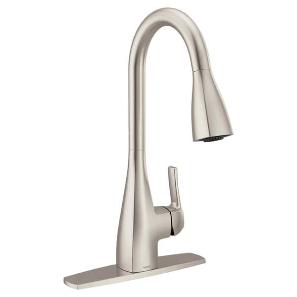 MOEN Kiran Spot Resist Stainless 17 in. H Pull Down Sprayer