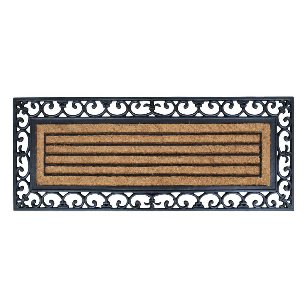 A1HC First Impression Clarence 18 in. x 48 in. Rubber and Coir Non-Slip Out