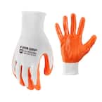 Large Nitrile Coated Work Gloves (5 Pack)