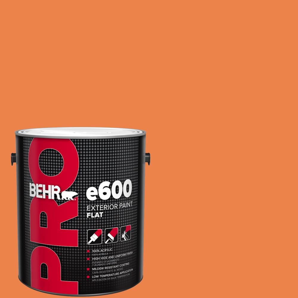1 gal. #240B-6 Orange Zest Flat Exterior Paint price history on PriceWatchPro