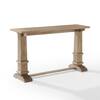 CROSLEY FURNITURE Joanna 50 in. Rustic Brown Rectangle Wood Console ...