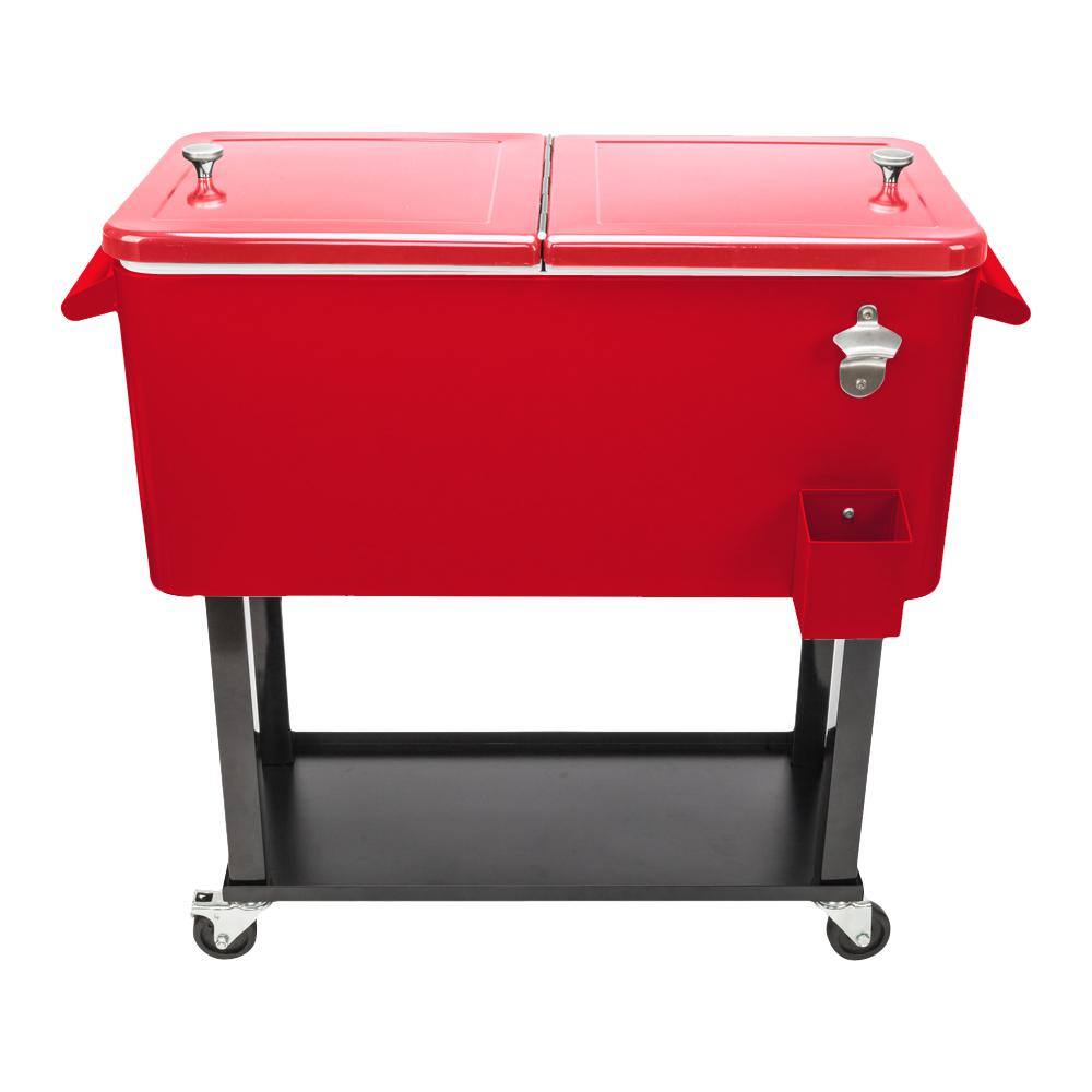 80 qt. Red Rolling Beverage Jug Cooler price history on PriceWatchPro