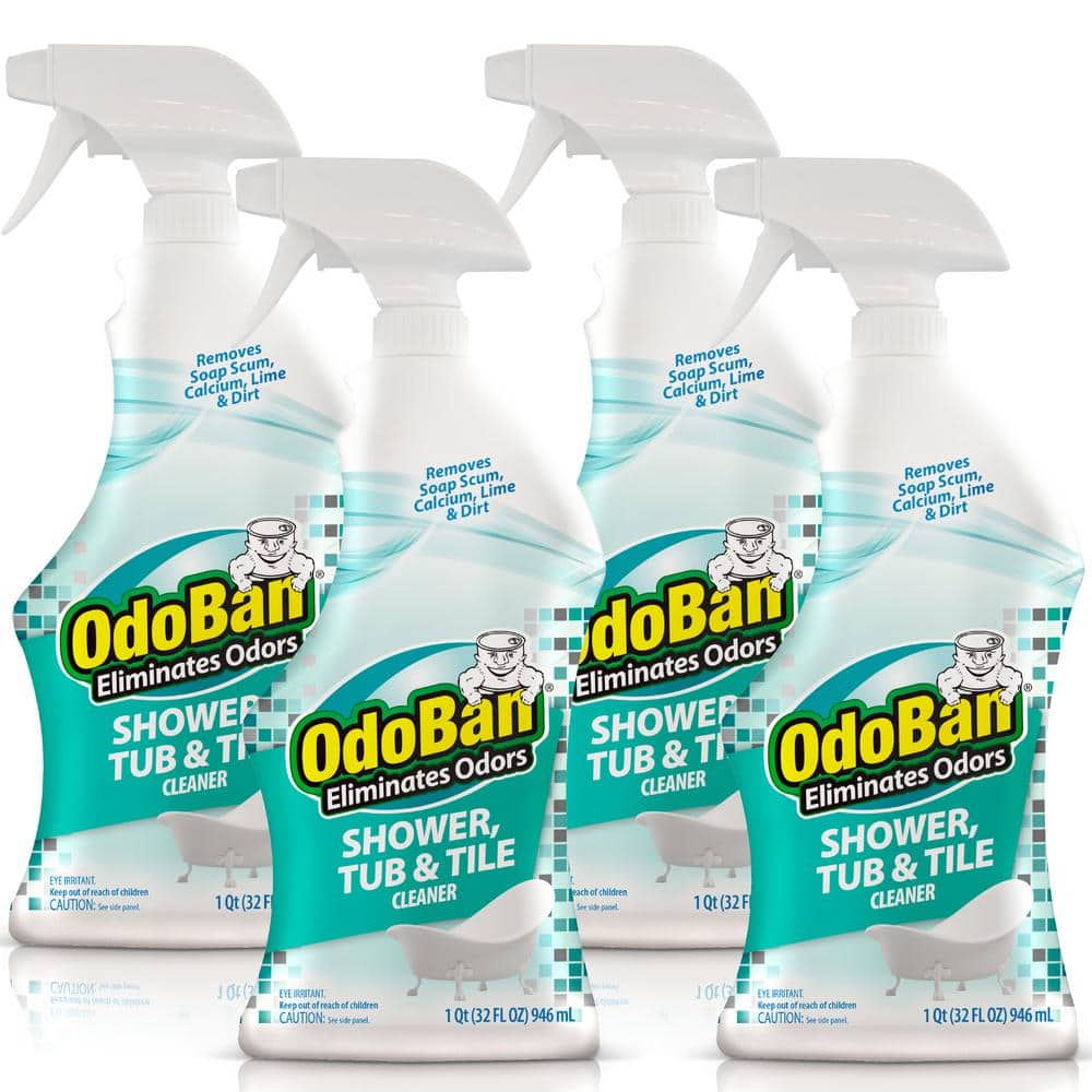 OdoBan 32 oz. Shower, Tub and Tile Cleaner, Powerful Foaming Bathroom