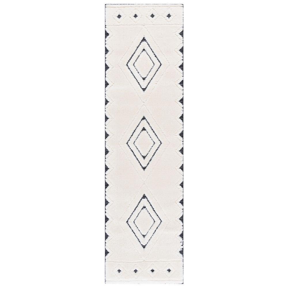 Celebrity 2 ft. x 8 ft. Ivory/Black Diamond Runner Rug price history on PriceWatchPro