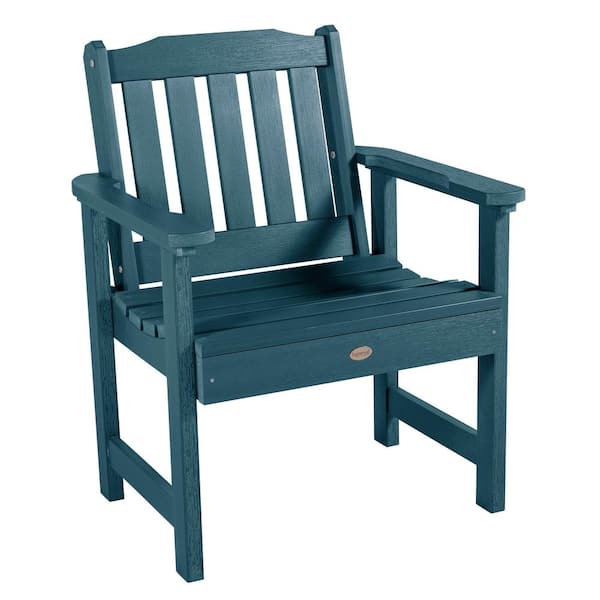 Highwood Lehigh Nantucket Blue Recycled Plastic Outdoor Garden