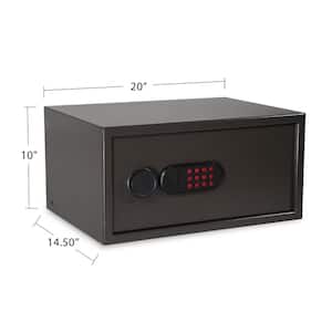 Home and Office 1.34 cu. ft. Security Vault with Electronic Lock, Dark Gray Hammertone Finish