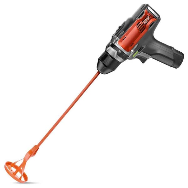 16 Zinc Plated Steel Paint and Mortar Mixer Stirring Paddle for Compound Sealer Grout Thinset Plaster Mud Cement