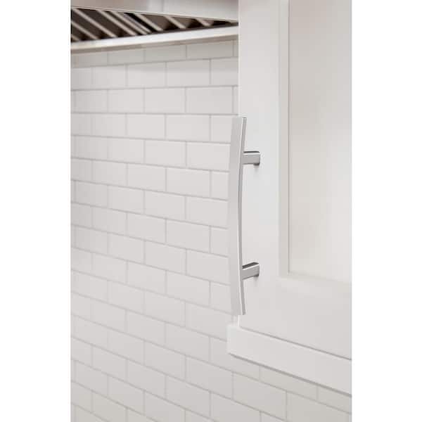 Cyprus 3-3/4 in. (96mm) Modern Polished Chrome Arch Cabinet Pull