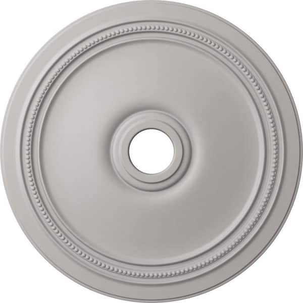 Ekena Millwork 1-1/4 in. x 24 in. x 24 in. Polyurethane Diane Ceiling Medallion, Ultra Pure White