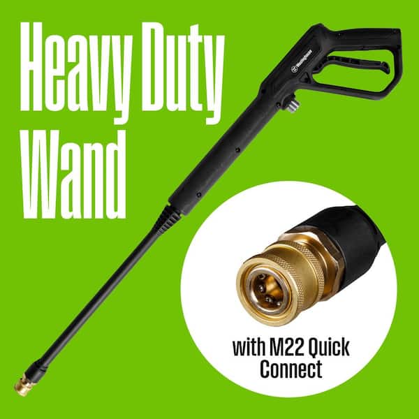 Westinghouse - 2000 PSI 1.76 GPM Cold Water Electric Powered Pressure Washer with Anti-Tipping Technology and 2 Quick Connect Tips