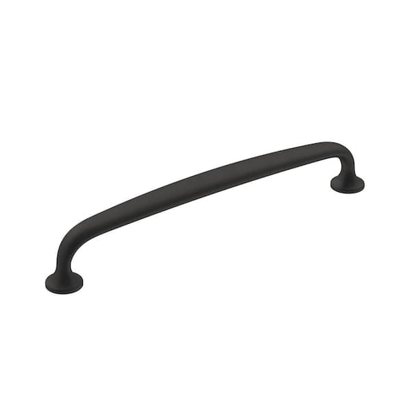 Renown 6-5/16 in. (160mm) Traditional Matte Black Arch Cabinet Pull