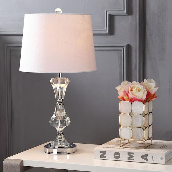 Clear Crystal Table Lamp Jyl2040a, Pink Jewel Table Lamp