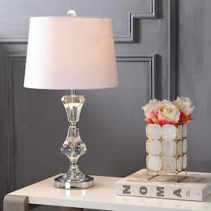 Riley 25 in. Clear Crystal Table Lamp