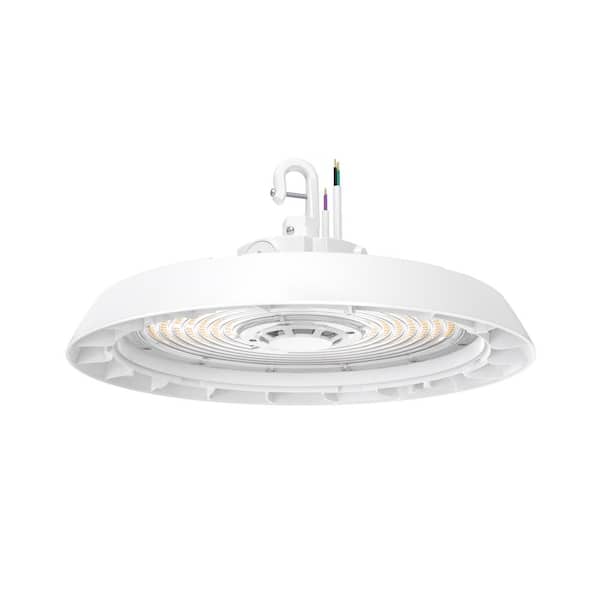 Commercial Electric CE 14 in. LED Lumen Changing Round Highbay Matte White