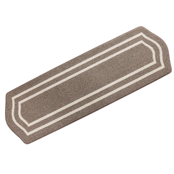 Brown 24 in. x 79 in. Indoor Non-Skid Super Absorbent Kitchen Mat