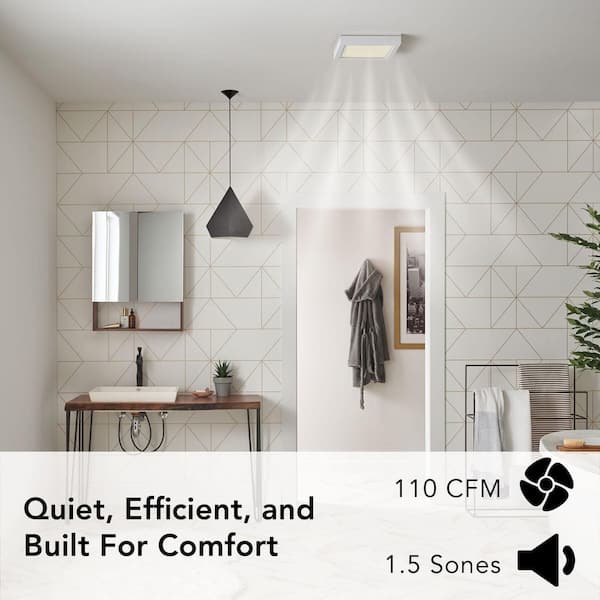 Broan-NuTone Roomside Series, Decorative, White Trim, 110