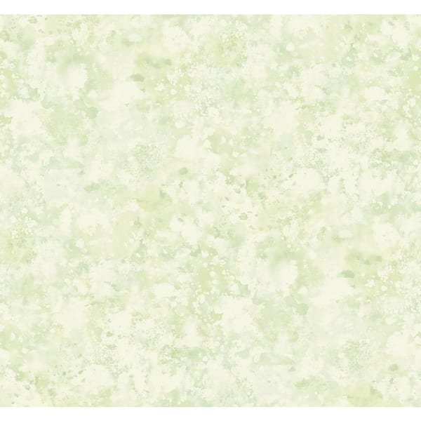 Seabrook Designs Waterdrop Floral Metallic Lime Paper Strippable Roll (Covers 60.75 sq. ft.)