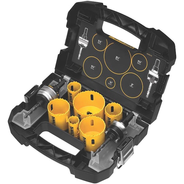 DEWALT 9-Piece. Electrician's Hole Saw Kit