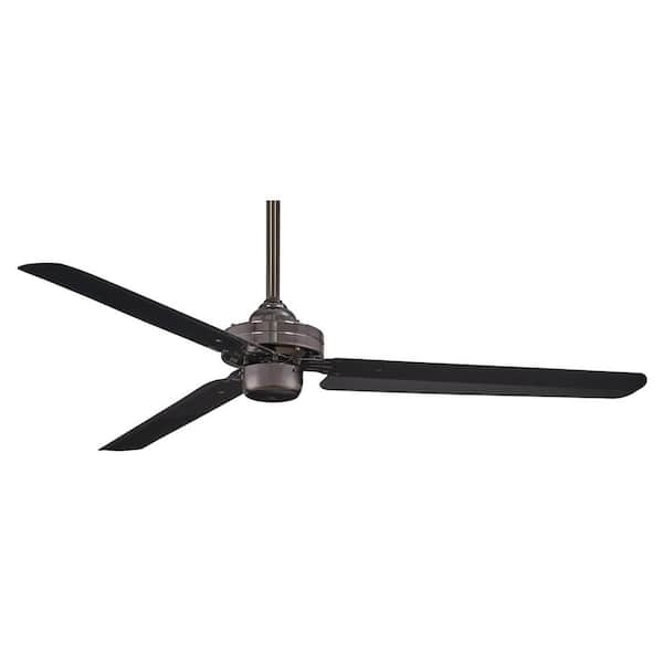 Steal 54 in. Indoor Gun Metal Ceiling Fan